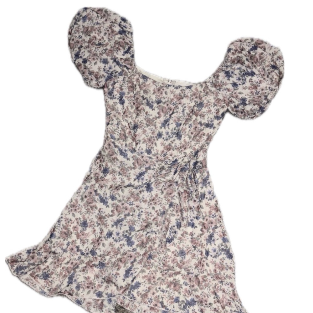 Floral Puff Sleeve Dress